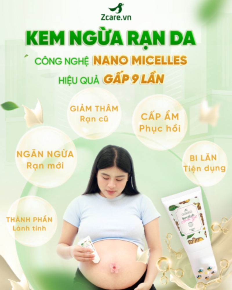 Cách bôi kem rạn da cho bà bầu