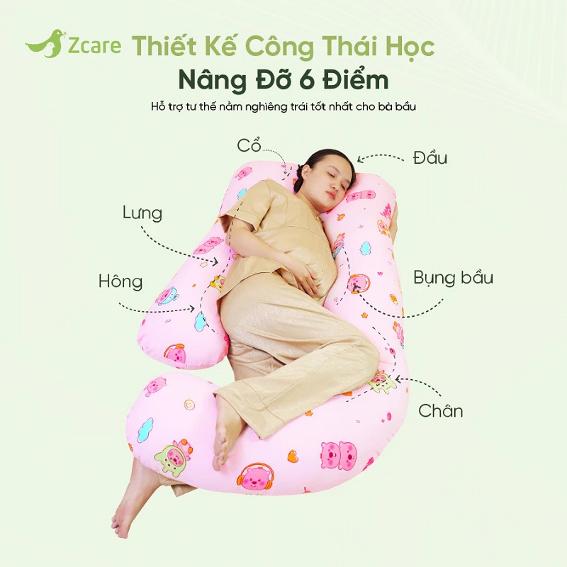 gối kê bụng bầu