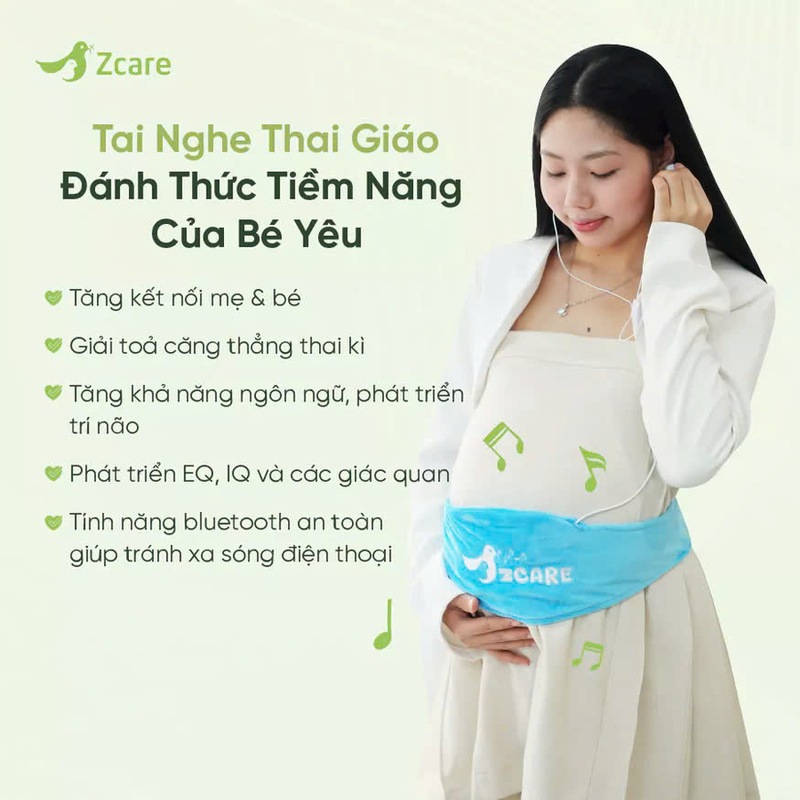 tai nghe dành cho bà bầu