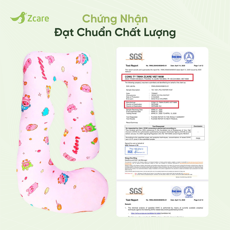 gối nằm cho bà bầu