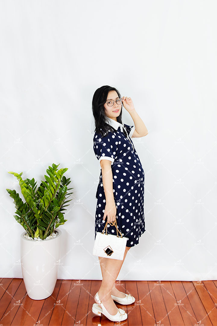 Váy Bầu mùa hè Công Sở Chất đũi lụa Thiết Kế phối Nơ Đẹp Sang Chảnh   Shopee Việt Nam