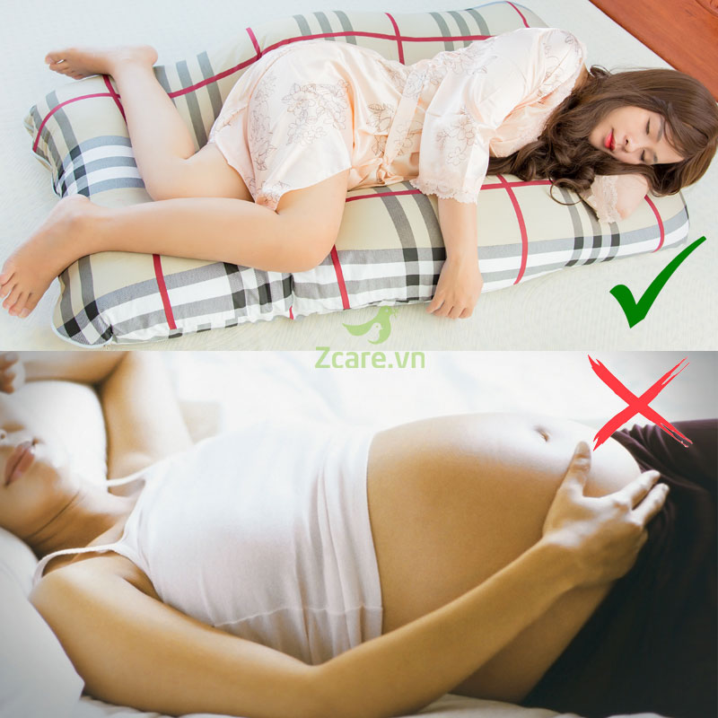 mang thai 3 tháng đầu nên nằm tư thế nào